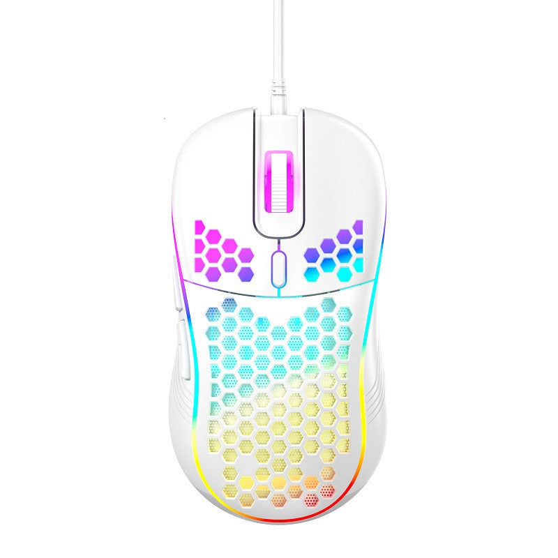Lightweight Honeycomb RGB Gaming Mouse