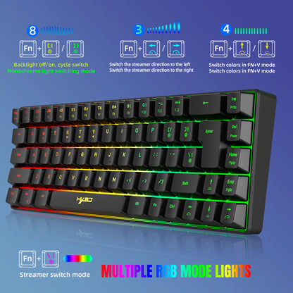 68-Key Compact RGB Gaming Keyboard