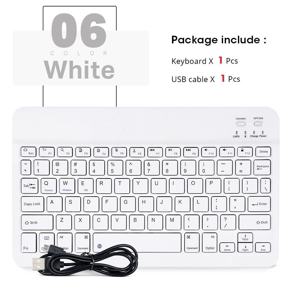 Mini Bluetooth Keyboard for Tablets & Phones