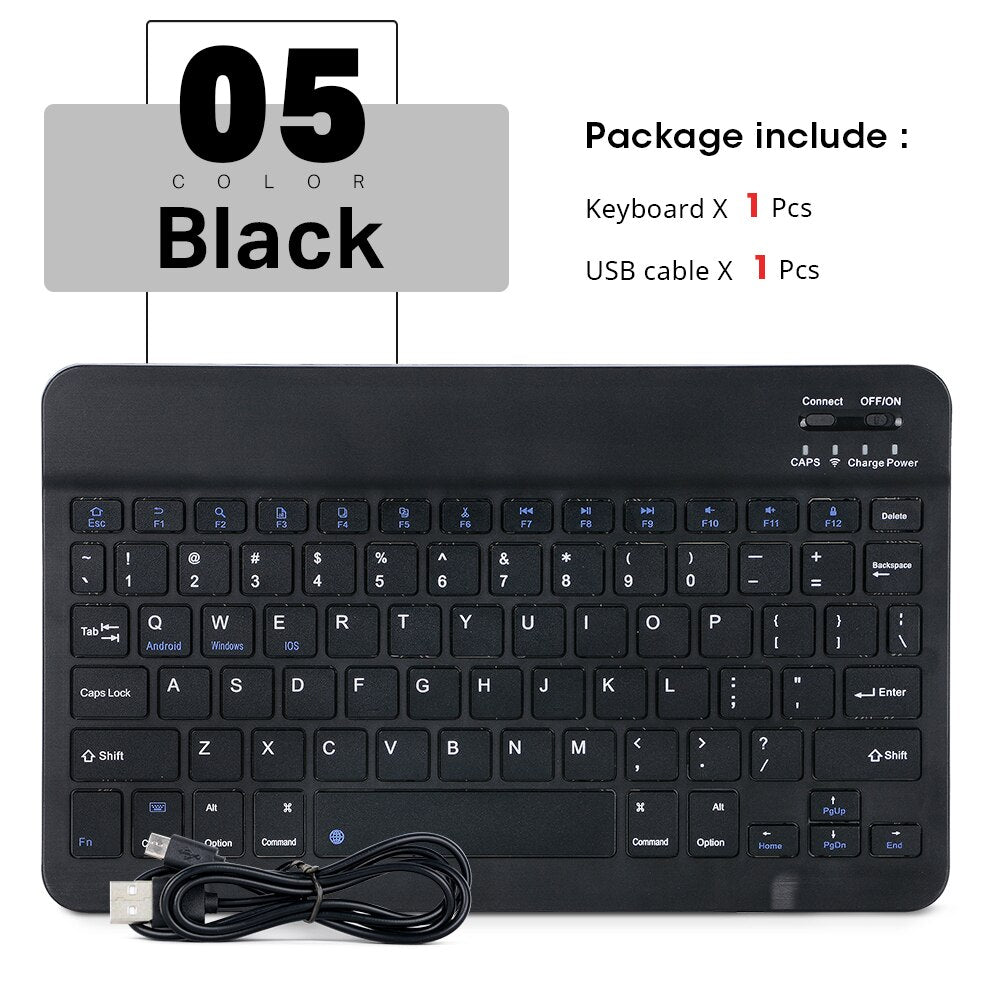 Mini Bluetooth Keyboard for Tablets & Phones