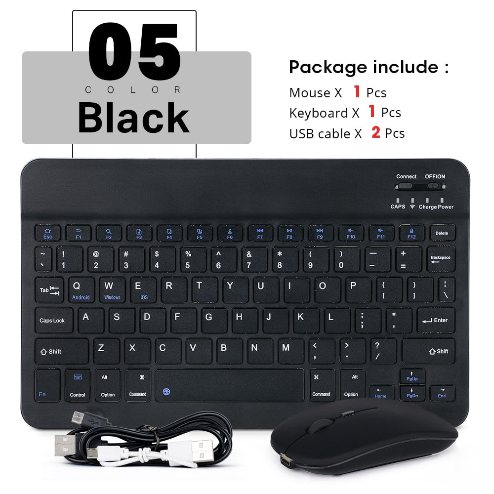 Mini Bluetooth Keyboard for Tablets & Phones