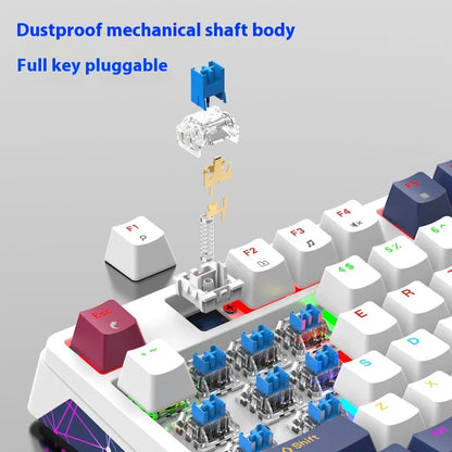 XUNFOX K85 Hot-Swappable Mechanical Keyboard