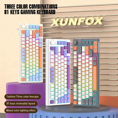 K81 Three-Tone RGB Gaming Keyboard