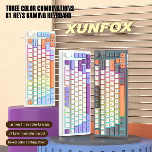 K81 Three-Tone RGB Gaming Keyboard