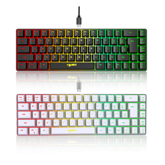 68-Key Compact RGB Gaming Keyboard