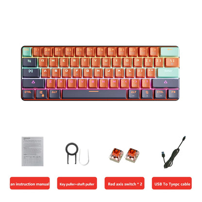 MUCAI MKA610 60% Mechanical Keyboard – Red Switches