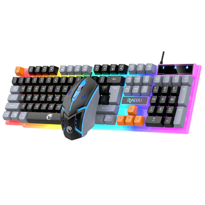 RAIKU T26 Three-Tone Backlit Keyboard (Mouse Optional)
