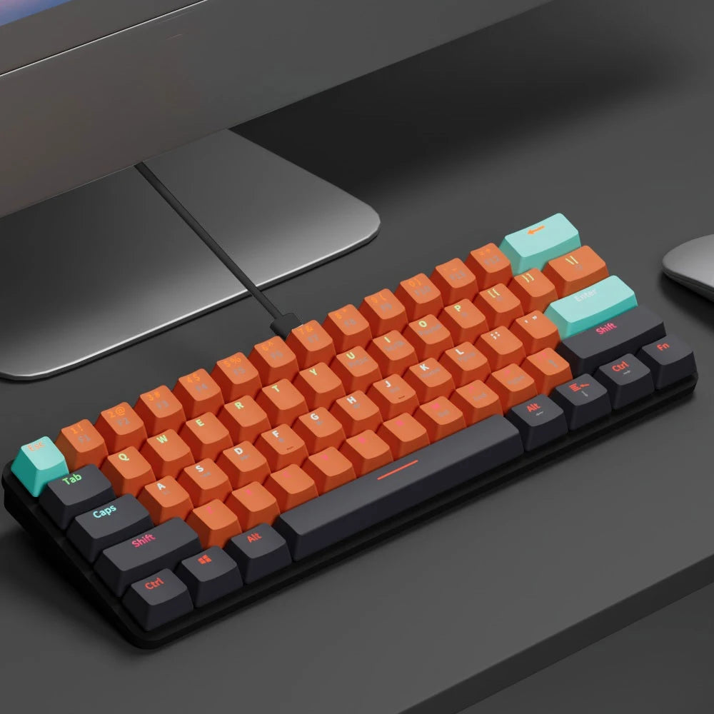 MUCAI MKA610 60% Mechanical Keyboard – Red Switches
