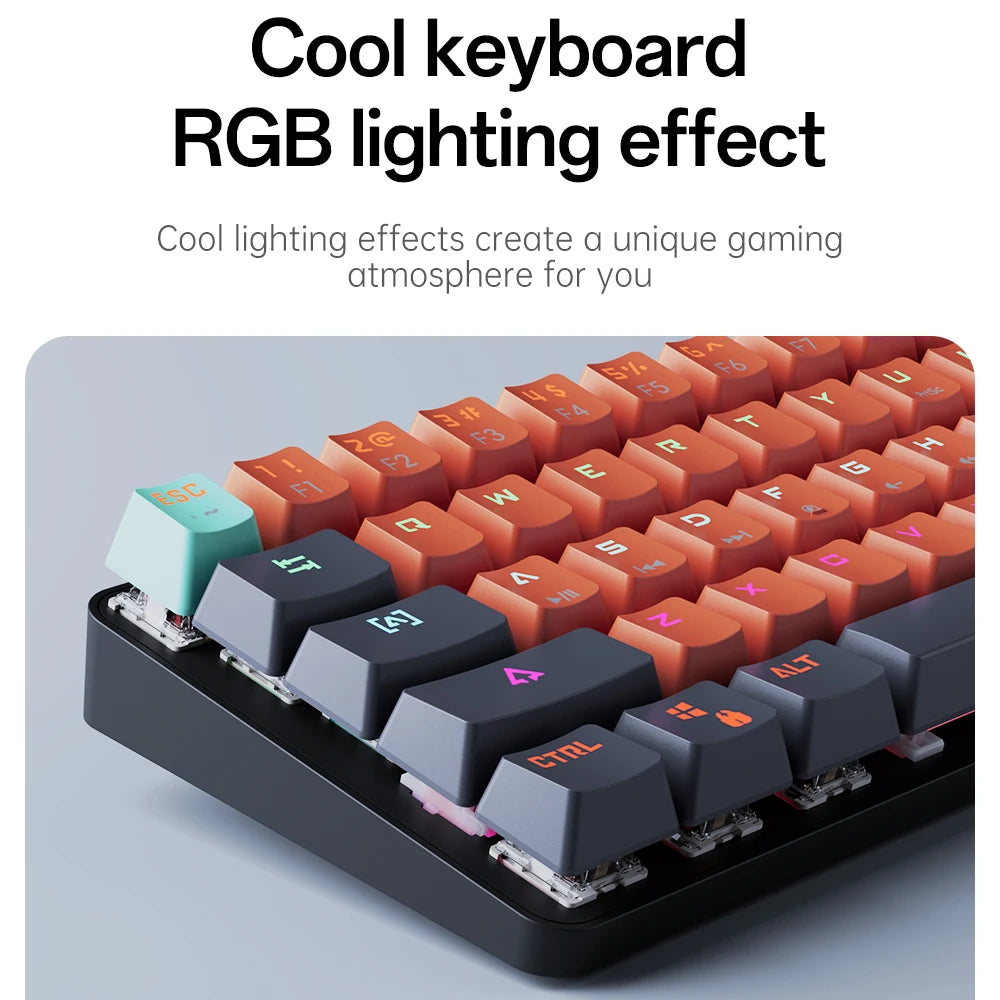 MUCAI MKA610 60% Mechanical Keyboard – Red Switches