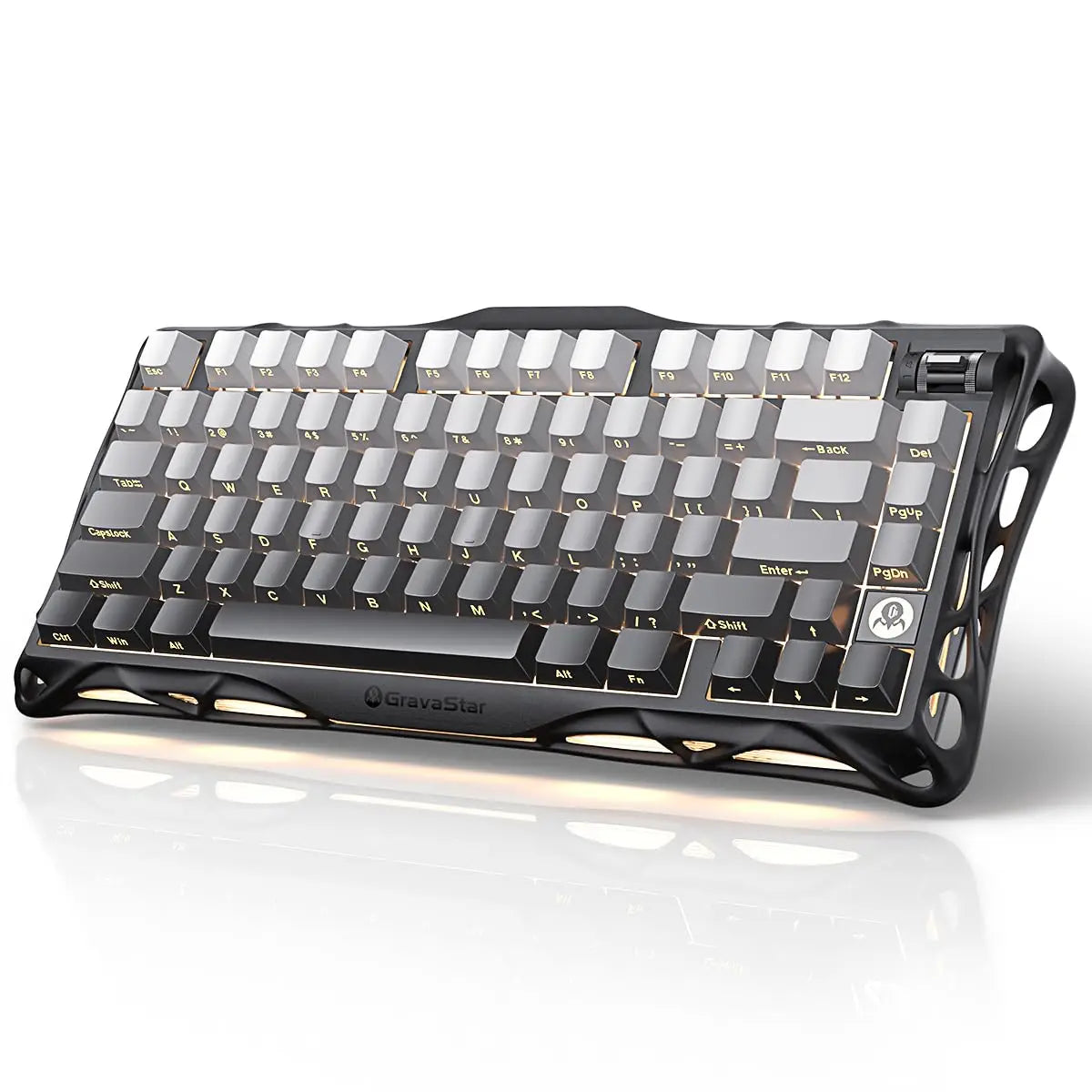 Gravastar Mercury K1 Purple Wireless Gaming Mechanical Keyboard Or M1 Purple Wireless Gamer Mouse Bluetooth Hotswap Keyboard