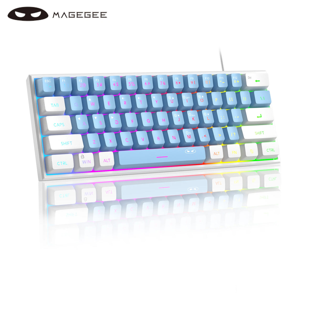 MageGee TS91 60% RGB Gaming Keyboard