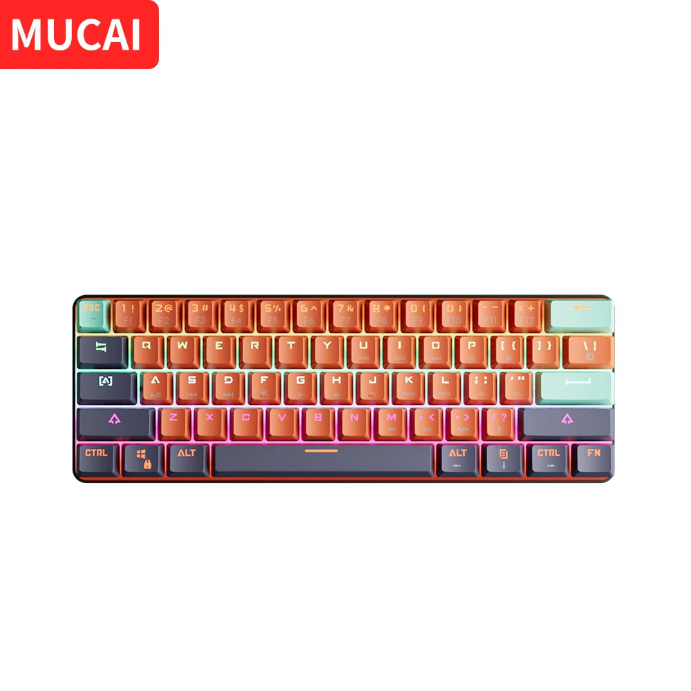 MUCAI MKA610 60% Mechanical Keyboard – Red Switches