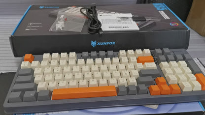 XUNFOX K85 Hot-Swappable Mechanical Keyboard